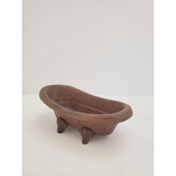 Vintage 1950s / cast iron SOAP DISH / cast iron Soap Holder Soap Dispens… - Picture 2 of 10